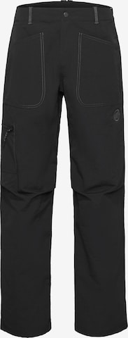 MAMMUT Regular Hose in Schwarz: Vorderseite
