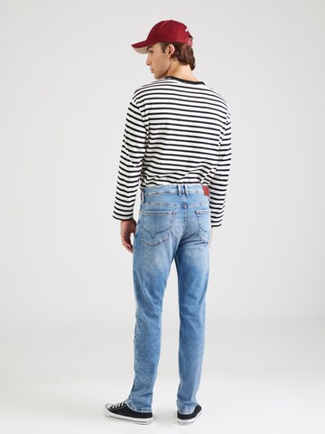 Pepe Jeans Slimfit Jeans 'HATCH' in Blau: Rückseite