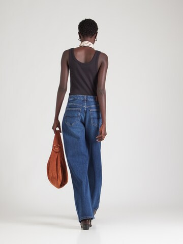 mėlyna Pepe Jeans Plačios klešnės Džinsai 'JAIMY': galas