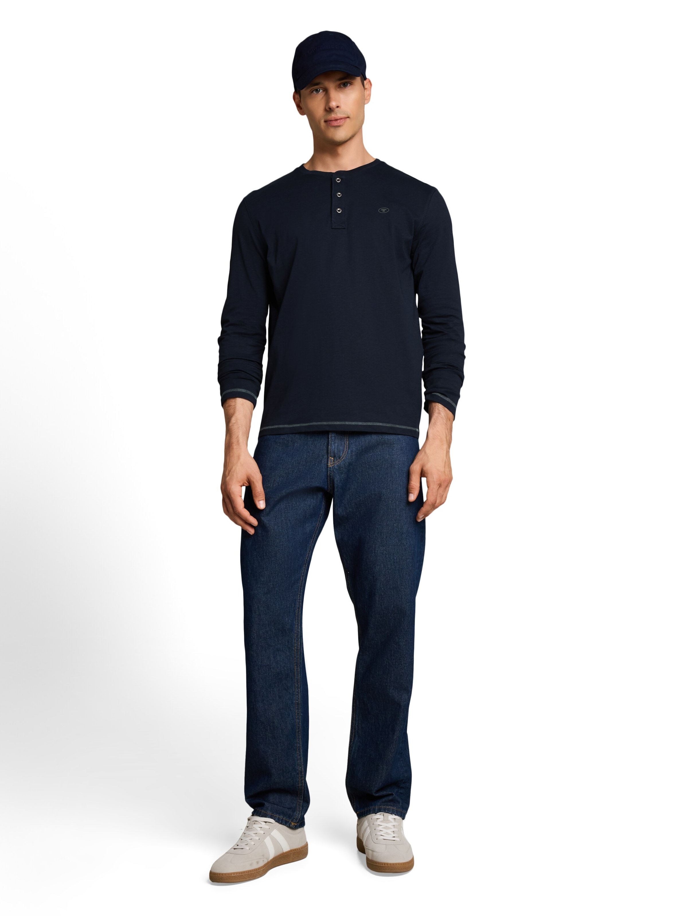 TOM TAILOR Shirt in Blau