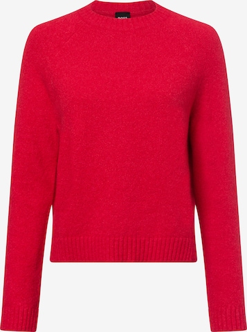 BOSS Pullover 'Febisan' in Rot: Vorderseite