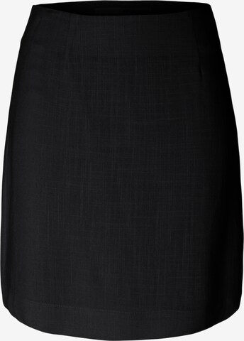 SELECTED FEMME Rok 'Viva' in Zwart: voorkant