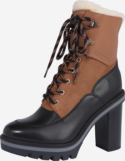 TOMMY HILFIGER Lace-Up Ankle Boots in Caramel / Black, Item view