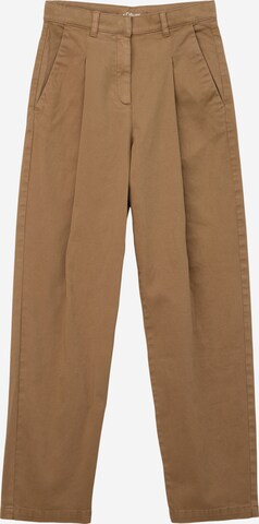 s.Oliver Wide leg Broek in Bruin: voorkant