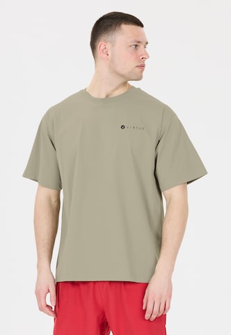 Virtus Functioneel shirt 'Kallan' in Beige: voorkant