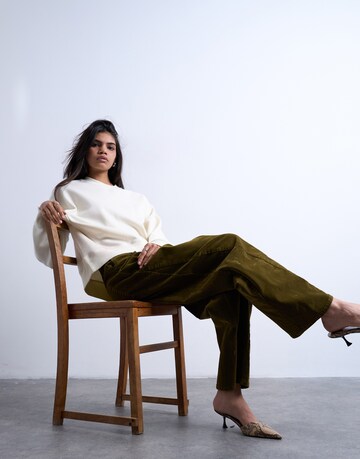 TOPSHOP Loosefit Παντελόνι 'TULLE' σε πράσινο