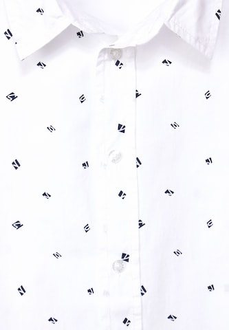 Street One MEN Regular fit Button Up Shirt in White