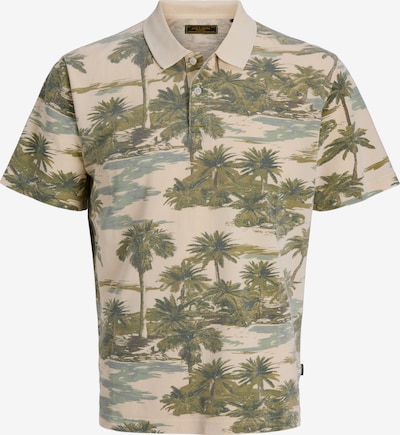 S dydžio Marškinėliai 'JPRBLUHAWAII' iš Jack & Jones Premium, spalva – rusvai pilka / alyvuogių spalva / pastelinė žalia / tamsiai žalia, Prekių apžvalga