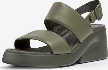 CAMPER Strap Sandals 'Kaah' in Green: front