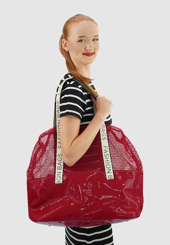 HARPA Shopper 'ABBY' in Rood: voorkant