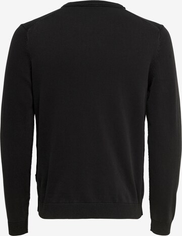 Only & Sons Пуловер 'CLARK' в черно