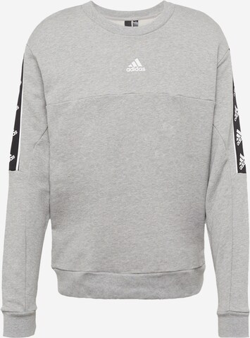 ADIDAS SPORTSWEARSportska sweater majica 'Brand Love' - siva boja: prednji dio