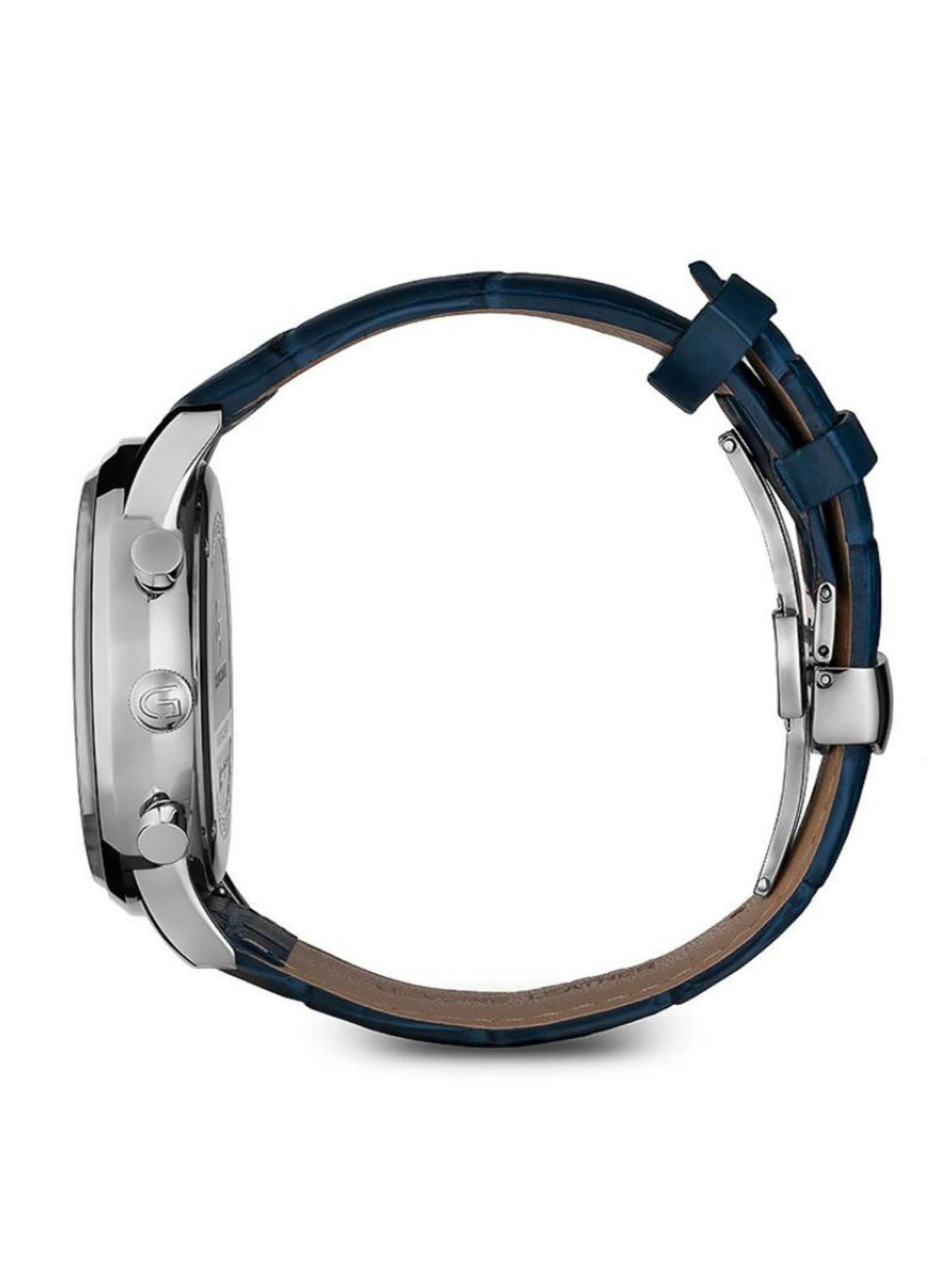 GT Collection Analoog horloge 'SAPPHIRE CRYSTAL' in Blauw