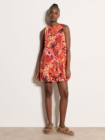 Apricot Dress ' ' in Red
