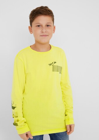 s.Oliver - Camiseta en amarillo: frente