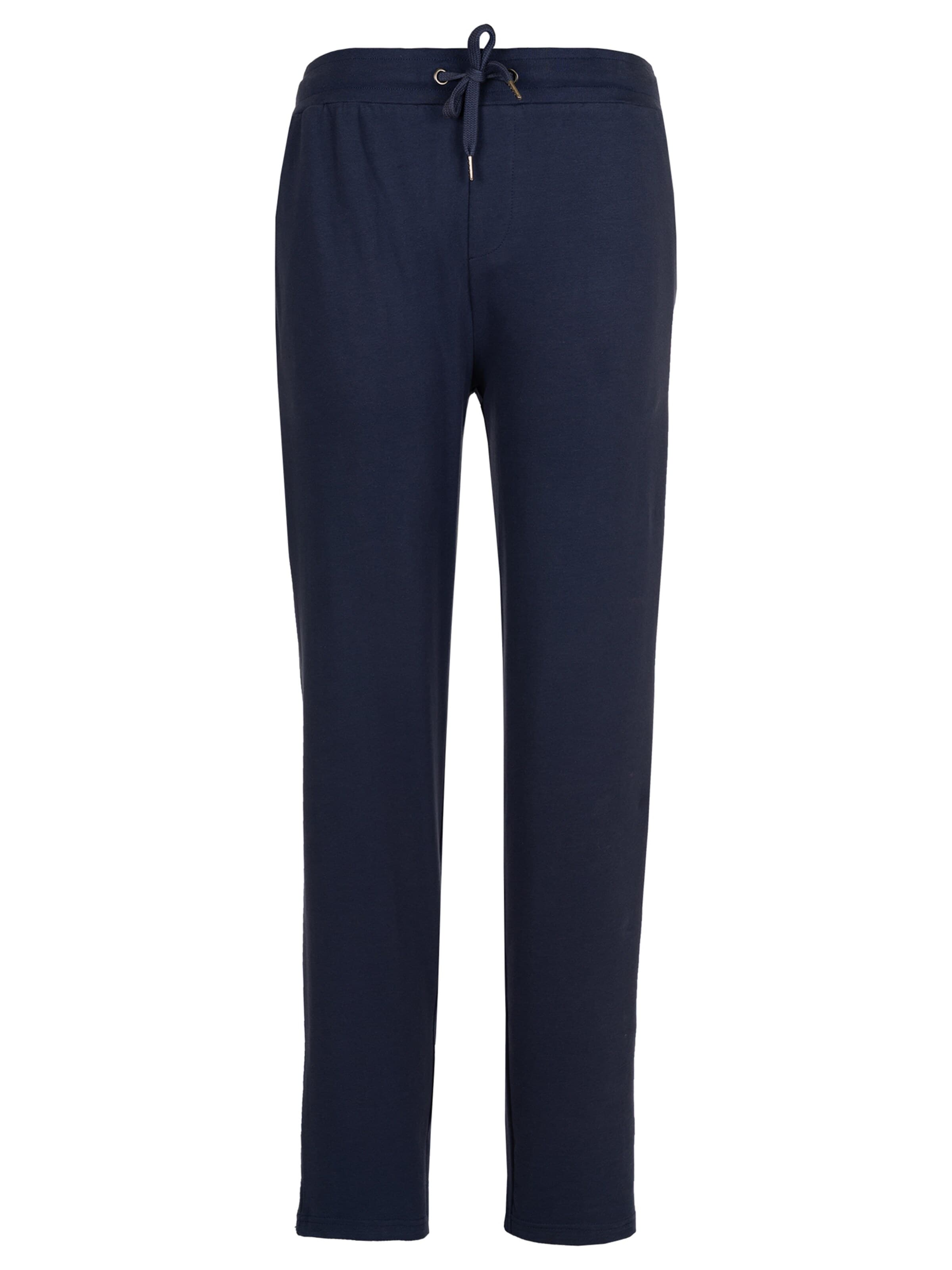 Pastunette Pyjamabroek 'Pants straight' in Blauw: voorkant