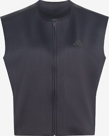 Gilet sportivo di ADIDAS SPORTSWEAR in nero: frontale