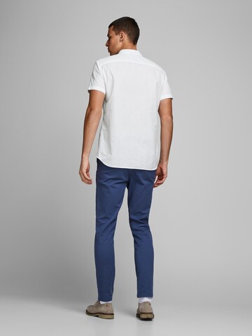 Coupe slim Chemise JACK & JONES en blanc