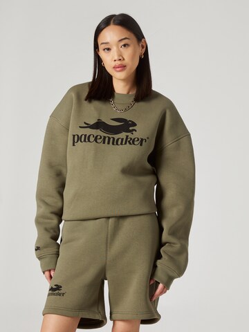 Pacemaker - Sweatshirt 'Falk' em verde