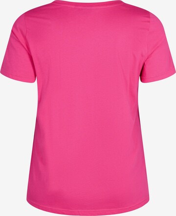 Zizzi - Camisa 'Vdave' em rosa