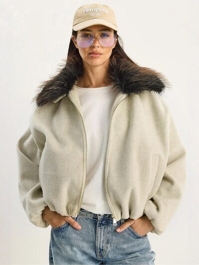 Bianco Lucci Veste d’hiver 'Jacken' en S en beige, Vue avec produit