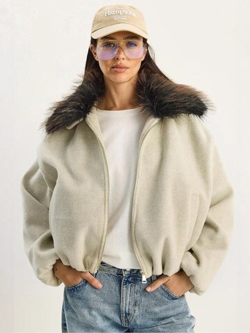 Veste d’hiver 'Jacken' Bianco Lucci en beige : devant