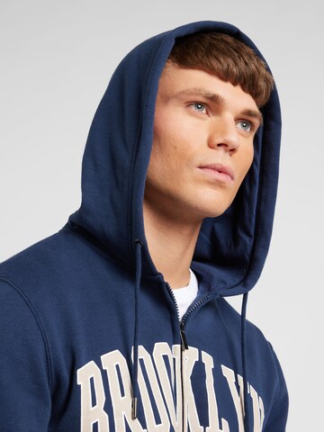 AÉROPOSTALE Sweatjacke 'BROOKLYN' in Blau