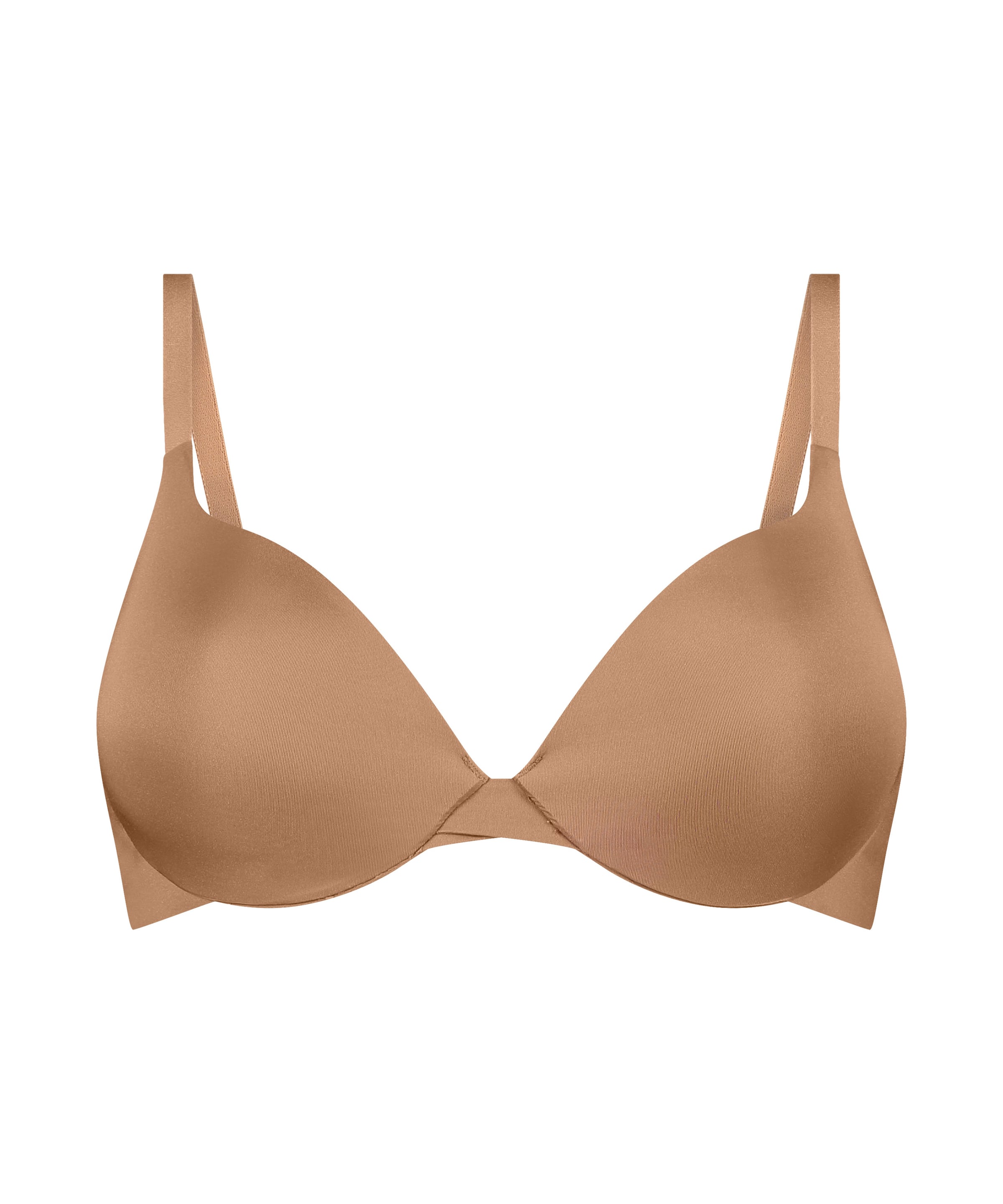 Push-up Soutien-gorge Hunkemöller en marron : devant