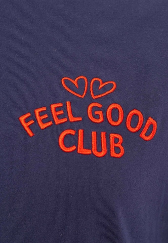 T-shirt Zwillingsherz en bleu
