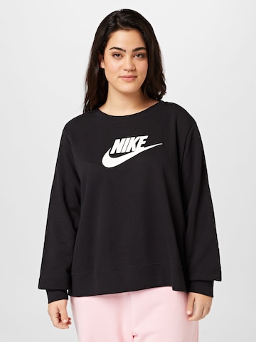Felpa sportiva di Nike Sportswear in nero: frontale