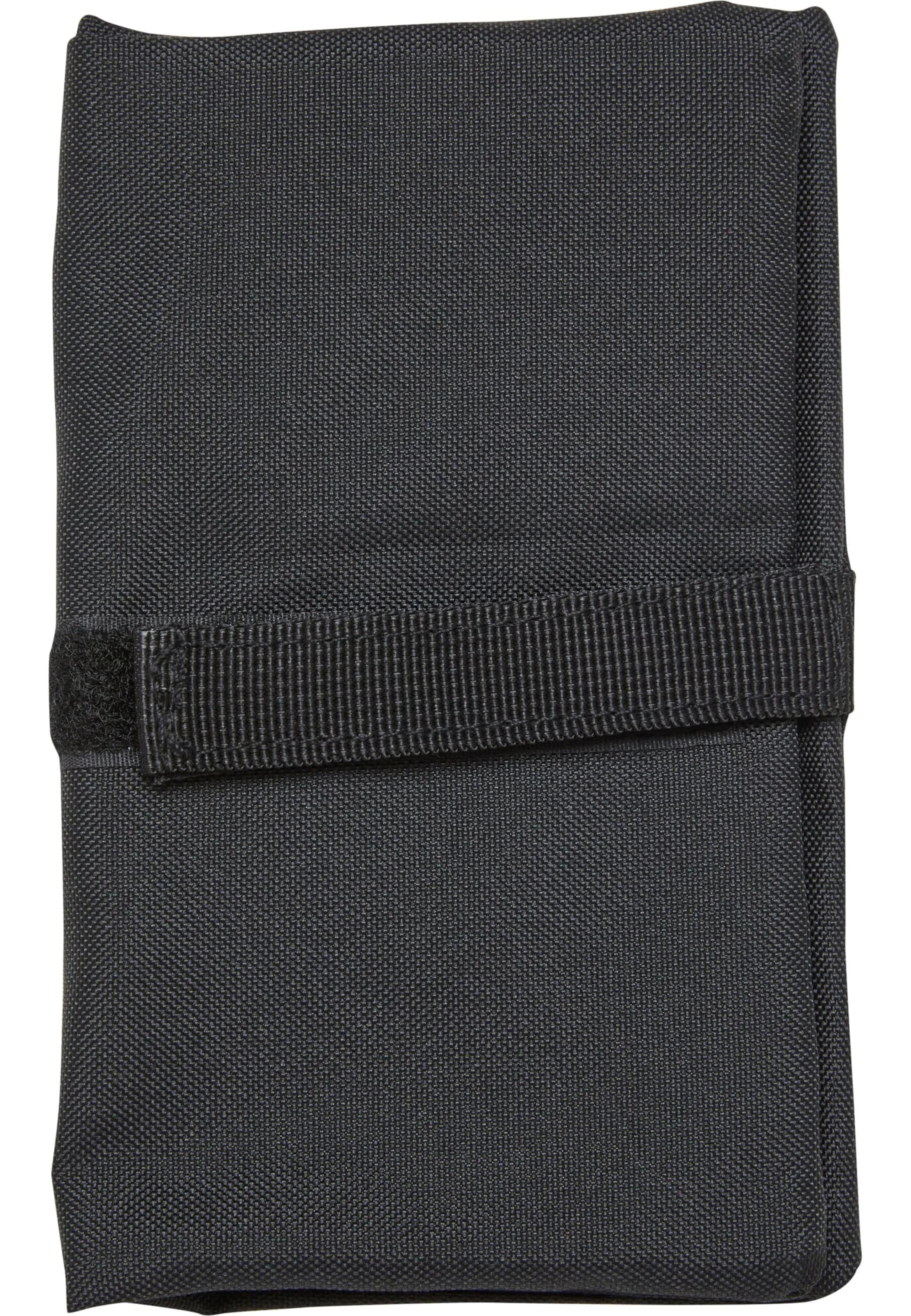 Brandit Wallet 'Tobacco' in Black: front