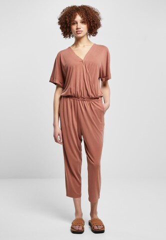 Urban Classics Jumpsuit in Brown