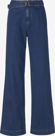 Laura Biagiotti Roma Wide leg Jeans in Blauw: voorkant