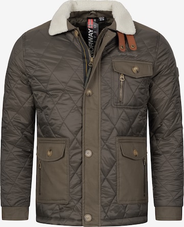 Geo Norway Winter jacket in Green: front