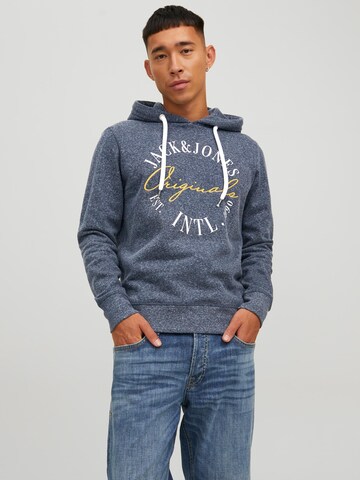 Sweat-shirt 'Willow' JACK & JONES en bleu : devant