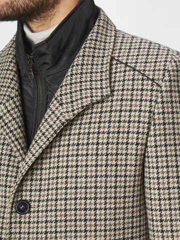 S4 Jackets Between-Seasons Coat 'Newton L' in Beige