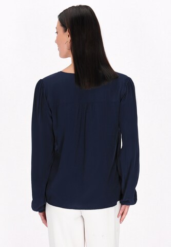 usha BLACK LABEL - Blusa em azul