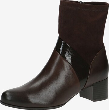 CAPRICE Ankle Boots in Brown: front