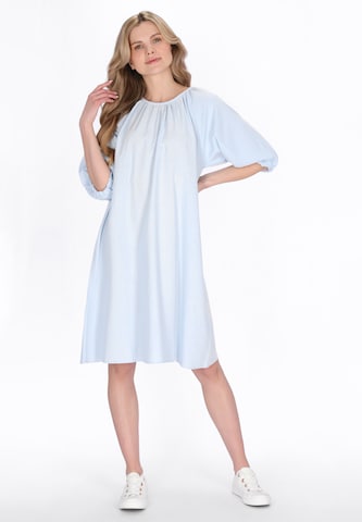 usha WHITE LABEL - Vestido 'Minimalistic' em azul