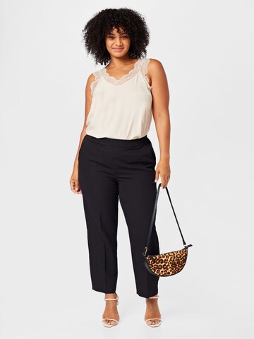 KAFFE CURVE Regular Trousers 'Sakira' in Black