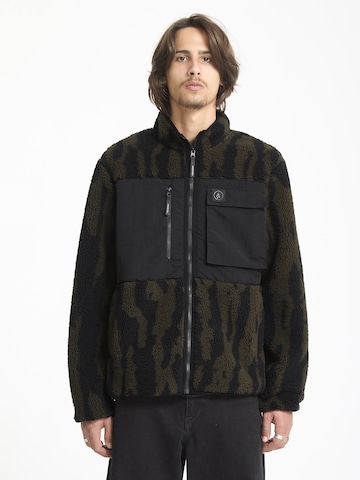 Volcom Fleece jacket 'Storm Stone' in Green: front