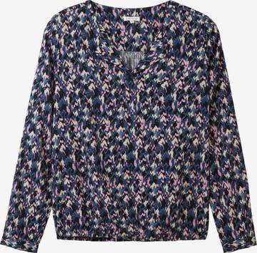 TOM TAILOR Blouse in Blauw: voorkant