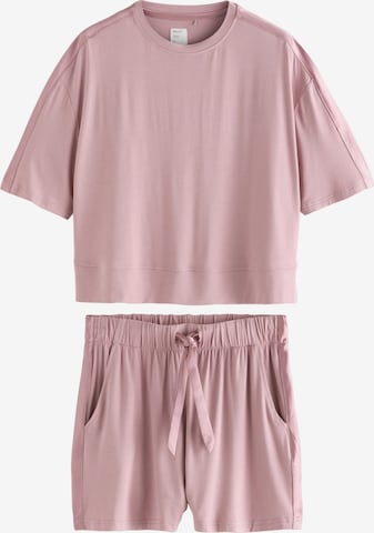 Next Pyjamashortsit värissä vaaleanpunainen: etupuoli
