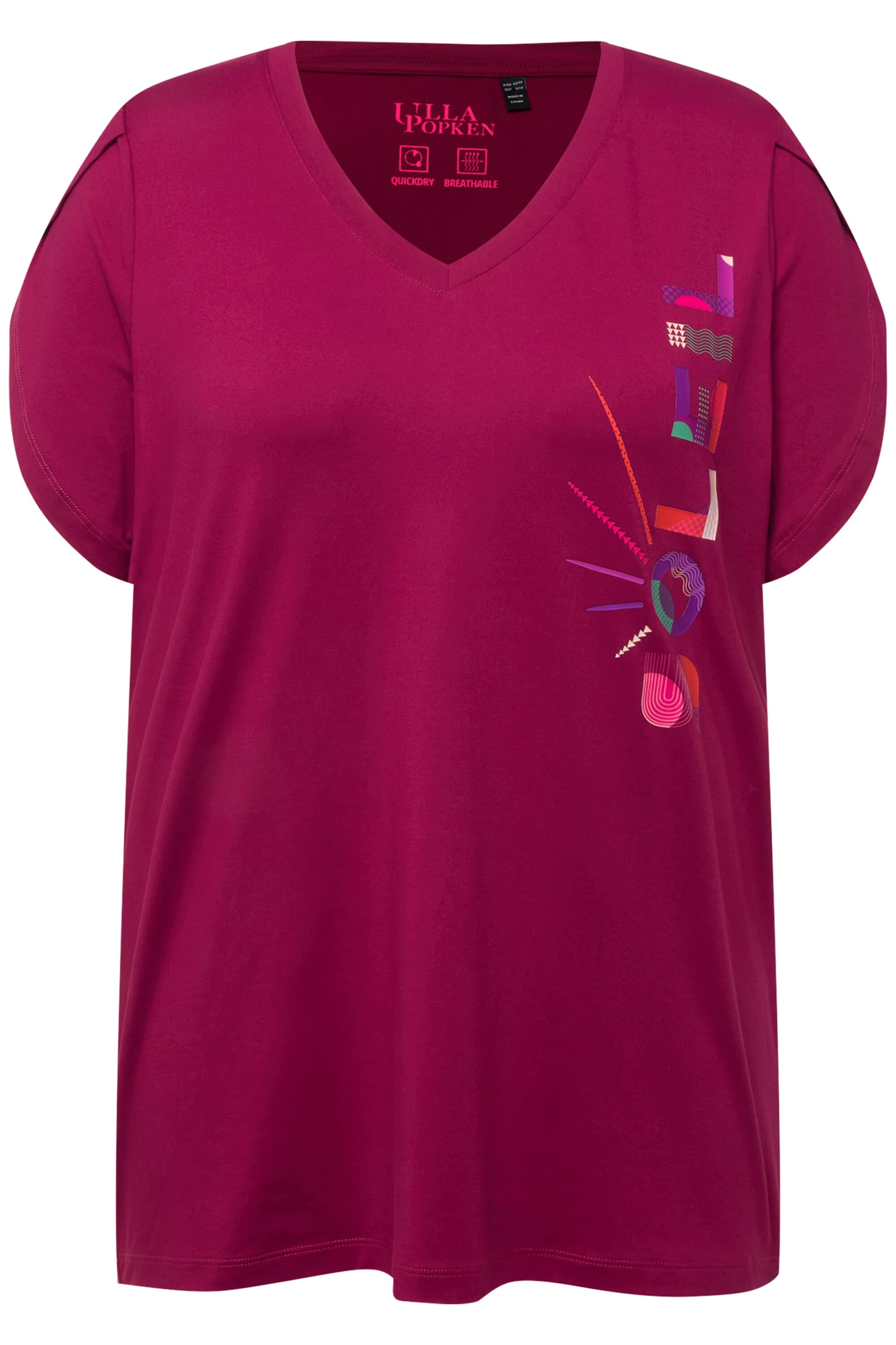 Ulla Popken Koszulka w kolorze czerwony: przód