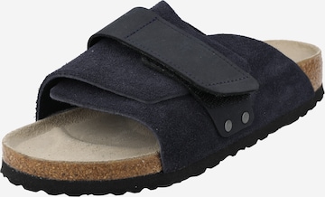 Saboți 'Kyoto' de la BIRKENSTOCK pe albastru: față