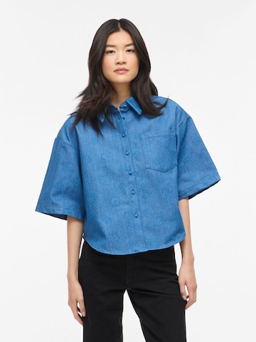 VILA Blouse 'VILuna' in Blauw: voorkant