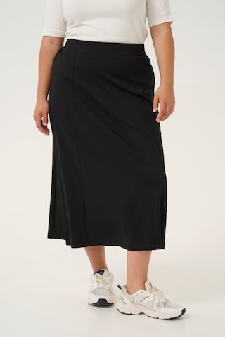 KAFFE CURVE Skirt 'Frey' in Black: front