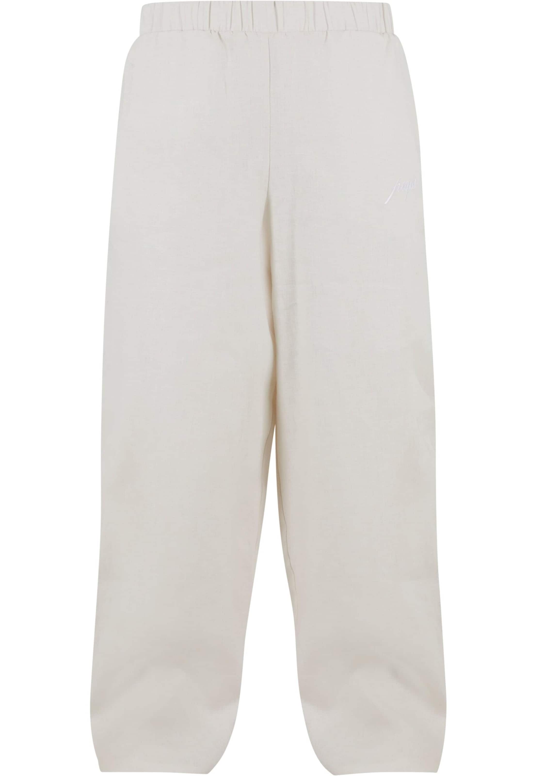 Pequs Normální Kalhoty – bílá: přední strana