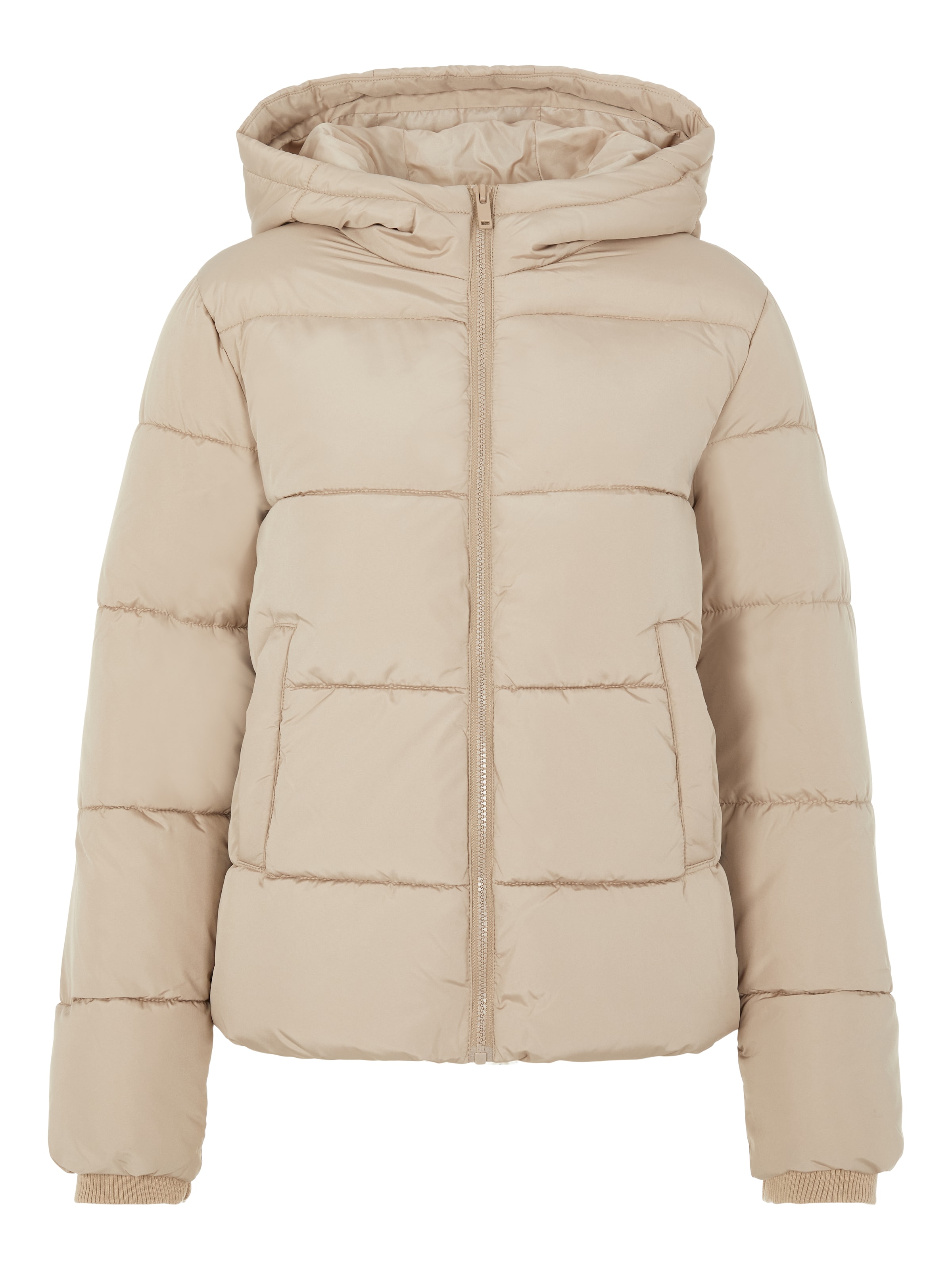PIECES Vinterjakke 'Bee' i beige: forside