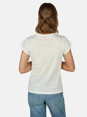 salzhaut Shirt 'UHL' in Wit
